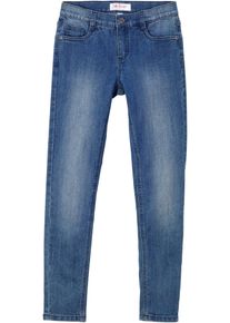 bonprix Dżinsy dziewczęce Skinny Fit niebieski 158