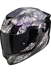 Scorpion EXO-1400 Evo Air II Fantasy, full face helmet , color: Black/Weiss/Purple , size: M