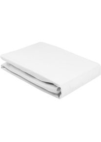 JOOP! Folha adaptada Fitted sheet Uni Jersey White Lençóis ajustáveis Unisex
