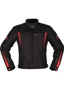 Modeka Aenergy, textile jacket , color: Black/Red , size: XS