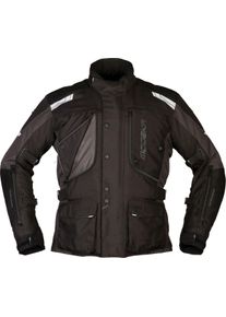 Modeka Aeris, giacca tessile , colore: Nero/Grigio Scuro , dimensione: 3XL