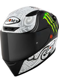 Suomy Track1 Pecco Bagnaia Winter Monster Replica 2023, full fac , color: White/Grey/Black/Green , size: L