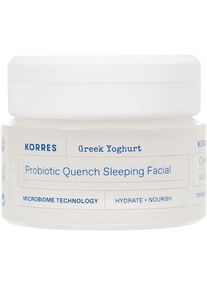 Korres Greek Yoghurt Kojący probiotyczny krem na noc Kremy do twarzy Female 40 ml