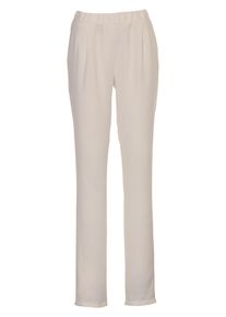 Peter Hahn - Bandplooibroek, beige, Maat 20, linnen