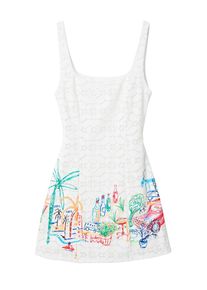 Desigual Rochie 'Mojito' Femei alb, Mărimea 42