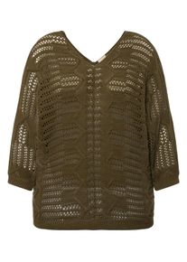 Ulla Popken Pull-over Femme vert taille XL-XXL