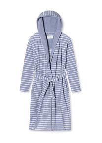 Schiesser Peignoir court ' Feather Terry ' Femme gris, blanc taille L