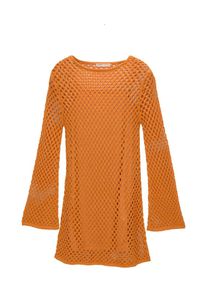 Pull&Bear Pull&Bear Robes en maille Femme orange taille XS