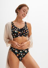 bonprix Mujer Sujetador sin aros de algod&oacute;n (3 unidades) negro 90