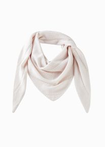 Villainen kolmiohuivi Good Cashmere Standard® -kashmirilla, valkoinen, 0, bonprix