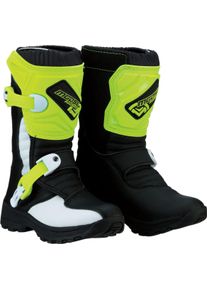 Moose Racing M1.3, boots kids , color: Black/Neon-Yellow , size: 13 US