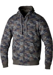 RST Urban Hoodie Camo, textile jacket , color: Dark Green/Brown/Black , size: L