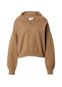 ABOUT YOU x Toni Garrn, Damer, Pullover 'Carmen', Taupe, Størrelse M