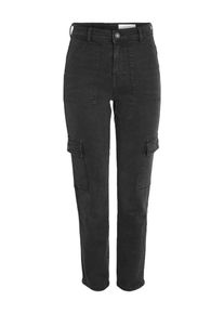 Noisy may, Damer, Cargojeans 'Moni', Black Denim, Størrelse 25