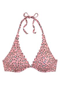 Lascana Kvinnor Bikini&ouml;verdel brun / rosa / vit Storlek 75