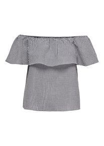 Only, Damer, Bluse 'Sarah', Sort / Hvid, Størrelse XXXL