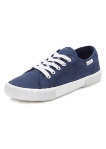 Lascana M&auml;n L&aring;g sneaker marinbl&aring; Storlek 42