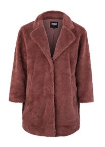 Urban Classics, Damer, Overgangsfrakke 'Sherpa', Hindbær, Størrelse XXXL