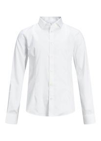 Jack & Jones Jack & Jones Junior, Drenge, Skjorte 'JJParmaJNR', Hvid, St&oslash;rrelse 116