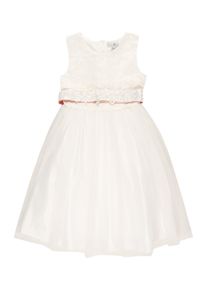 happy girls, Piger, Kjole, Hvid, St&oslash;rrelse 104