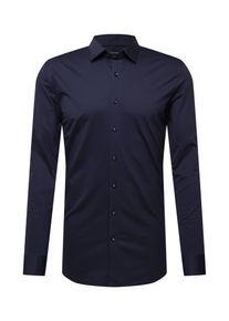 OLYMP, M&aelig;nd, Skjorte, Marin, St&oslash;rrelse 38