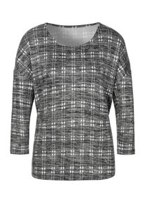 Lascana, Damer, Shirts, Grå / Sort / Hvid, Størrelse XS