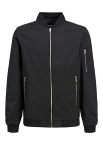 Jack & Jones Jack & Jones Junior, Drenge, Overgangsjakke 'JJERush', Sort, St&oslash;rrelse 176