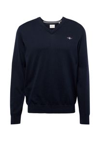 Gant, M&aelig;nd, Pullover 'Classic', Marin / R&oslash;d / Hvid, St&oslash;rrelse 3XL
