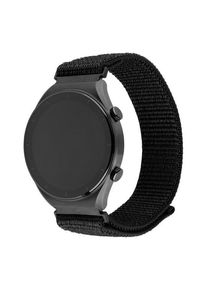 FIXED Nylon Strap for Smartwatch Universal 20 mm Black