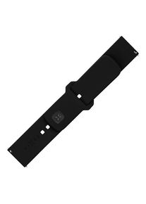 FIXED Silicone Strap Smartwatch Universal 22 mm Black