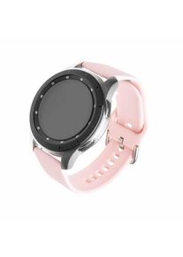 FIXED Silicone Strap for Smartwatch Universal 20 mm Pink