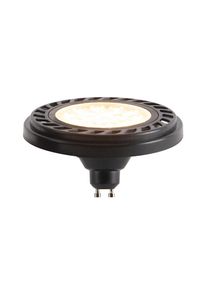 LUEDD GU10 Dimmelhető LED AR111 Fekete 8W 600lm 2700K
