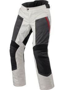 Revit Tornado 4 H2O, textile pants waterproof , color: Light Grey/Black/Red , size: Short 3XL