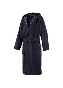 JOOP! Heren Badjas met capuchon blauw Badjassen