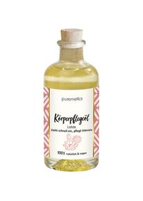 puremetics Lichaamsverzorging Verzorgende body oil Lotos Lichaamsolie Dames 100 ml