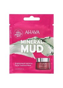 AHAVA Mineral Mud Brightening & Hydrating Facial Treatment Mask Masker Dames 6 ml