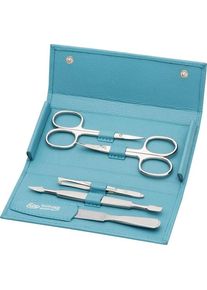ERBE® ERBE Manicure-etuis Etui met drukknopen 5-delig, zeeblauw Sets Dames