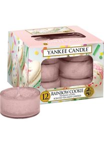 yankee candle Lampki do herbaty Rainbow Cookie Świeczki zapachowe Female