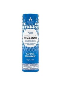 BEN&ANNA Deodorant PaperStick Natural Stick Pure Unisex 60 g