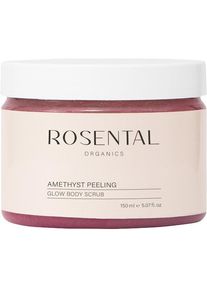 Rosental Organics Body Cleansing Amethyst Peeling Glow Scrub scrubs Unisex 150 ml
