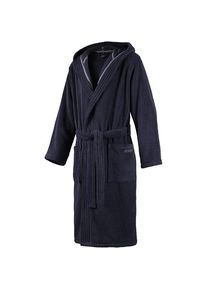 JOOP! Heren Badjas met capuchon blauw Badjassen