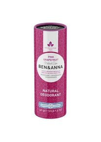 BEN&ANNA Deodorant PaperStick Natural Stick Pink Grapefruit Unisex 40 g
