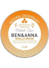 BEN&ANNA Deodorant cream Natural Creme Vanilla Orchid Unisex 45 g