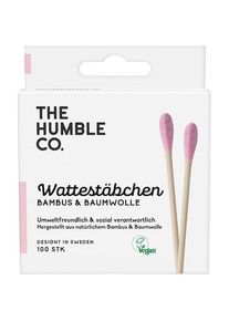 The Humble Co. Wattenstaafjes Pink Gezichtsreinigingstools Unisex