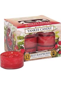 yankee candle Lampki do herbaty Red Raspberry Świeczki zapachowe Female