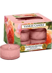 yankee candle Lampki do herbaty Sun-Drenched Apricot Rose Świeczki zapachowe Female