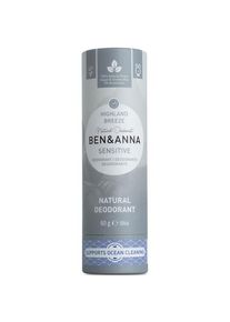 BEN&ANNA Deodorant PaperStick Natural Stick Sensitive Highland Breeze Unisex 60 g