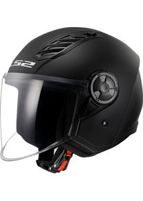 LS2 OF616 Airflow II Solid, open face helmet , color: Matt-Black , size: XS