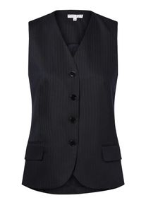 Marie Lund Dames Gilet marine / wit 34
