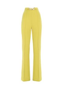 Influencer Dames Broek geel 40